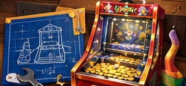Plan de machine, clé à molette et une machine terminée